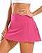 Stelle Women's Tennis Golf Skirts High Waisted with Pockets Inner Shorts for Athletic Skorts Sports Running Pickleball (Dreamhouse Pink,S)
