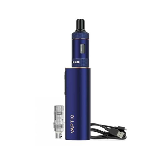 Original Vaptio COSMO2 Vape Kit mit Cosmo C5- und C6-Spulen 2 0ML Starter-Kit für elektronische Zigaretten Keine Flüssigkeit Kein Nikotin (Blau-kit)