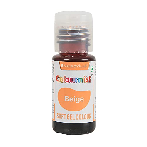Colourmist Soft Gel Paste Food Color, (Beige), 20g | Edible Gel Colour For Fondant/Dessert/Baking | (B09PL4KV8L) Amazon Price History, Amazon Price Tracker