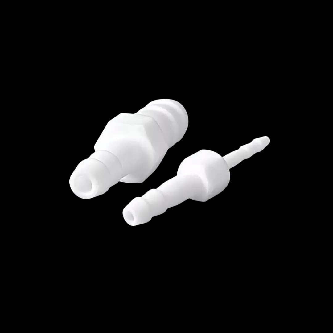 1 szt. Złącze redukcyjne u PTFE - Złączki kolczaste o zmiennej średnicy dla bezpiecznych połączeń(10mm-10mm Equal Dia)