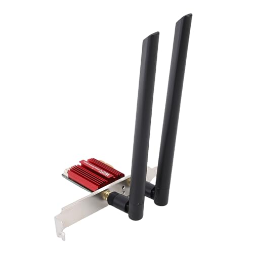 WiFi 6E Wireless 4200 MBPS BT5.2 Card para Computadora de Escritorio, Encriptación WPA3 para Seguridad de Red - Compatible con Windows 10 y 11 miniatura 3