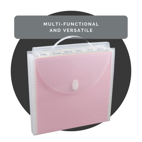 Papel organizador Cropper Hopper carpeta fuelle para clasificar cartulinas 12x12 5