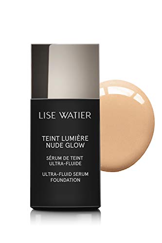 Lise Watier Teint Lumi re Nude Glow Ultra-Fluid Serum Foundation, Naturel, 0.94 fl oz