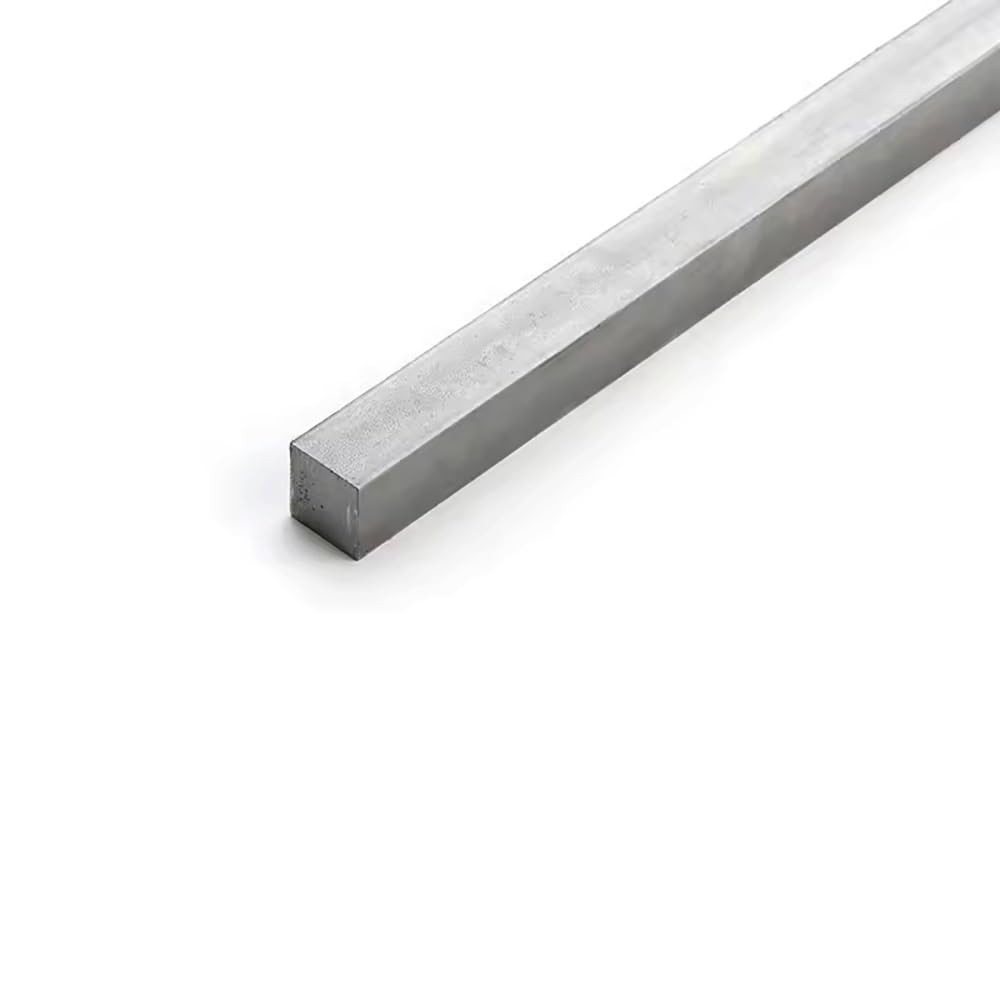 Barra in acciaio inossidabile, asta quadrata da 100 mm, albero in metallo resistente per supporto motoriduttore e progetti fai da te