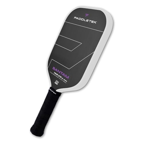 Paddletek Bantam TKO-CX 14.3mm Pickleball Paddles with Polymer Honeycomb Core - Unidirectional...