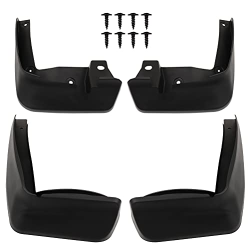 Image of ECCPP 4Pcs Mudguard Splash Guards Front & Rear 2008-2012 for Honda for Accord 2.4L 3.5L Mud Flaps Set of 4 Flexible and Bendable Mud Flaps Splash