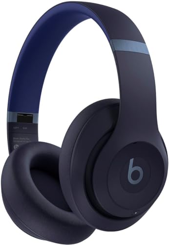 Image of Beats Studio Pro - Wireless Bluetooth Noise Cancelling Headphones - Navy (Renewed)