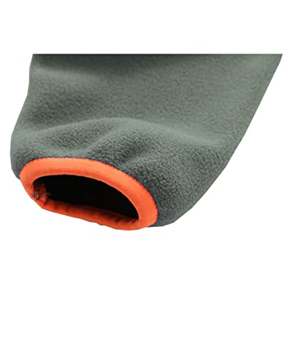 M2C Boys Soft Cozy Full Zip Polar Fleece Hoodie Jacket Light Gray 10-12 #TOP4