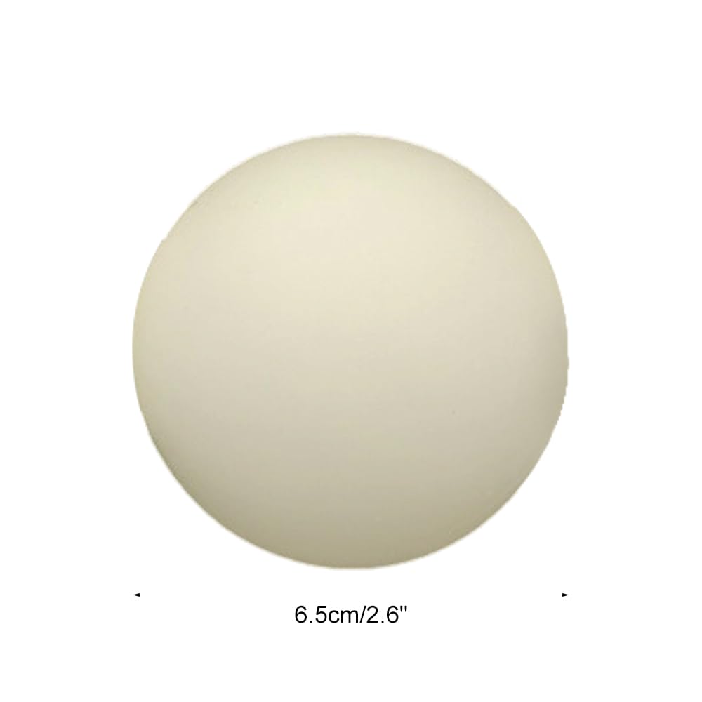 MiOYOOW Lot de 6 Balles de Lacrosse, Ballon de Hockey Lumineuses dans Le Noir, Boules Détentes de Sports Compactes et Lumineuses, Idéales pour l'entraînement Nocturne en Intérieur et en Extérieur