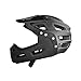Aosekaa Bike Helmet Lightweight Cycling Helmet Outdoor Sports Ventilation Shock Absorbing BMX Skating Riding Comfortable with Visor, Black Gray