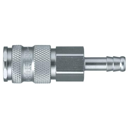 Legris Pneumatische Schnellsteckkupplung Messing vernickelt, Schlauchkupplung, 23mm Europäisch, Rectus-Profil