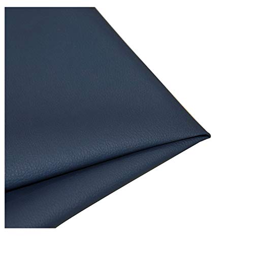 Similicuir tissu doux navy de 1.6x8m pour relooker le canapé du salon