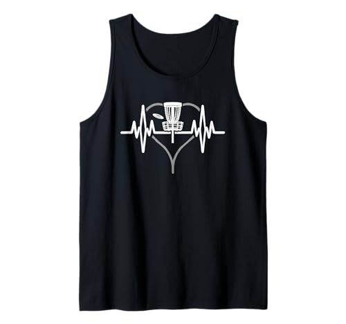 Heartbeat Frisbee Heart Line Disco de lanzamiento de pulso Golf Camiseta sin Mangas