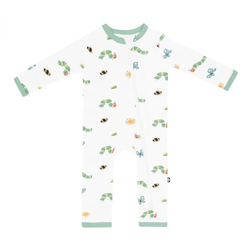 Image of KYTE BABY Unisex Rayon Made From Bamboo Zippered Rompers 0-24 Months