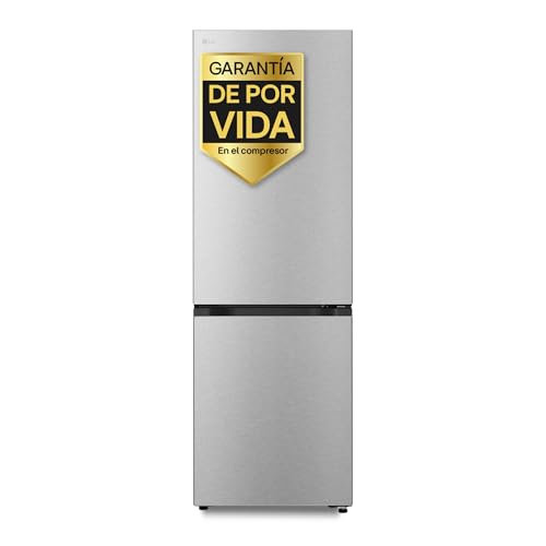 LG Frigorífico Combi GBBS716AMB DoorCooling+, 1.86m, capacidad de 333l, Serie 700, Clasificación A, acero texturizado antihuellas