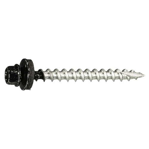 BuildRight Metal Building & Pole Barn Screws, Type 17 Pt, #10, 2 in