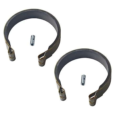 jtfrkope NEW 4" Brake Band & Pin for 4 inch Go-Cart ATV Minibike Brake Drum 2 Pack Cover
