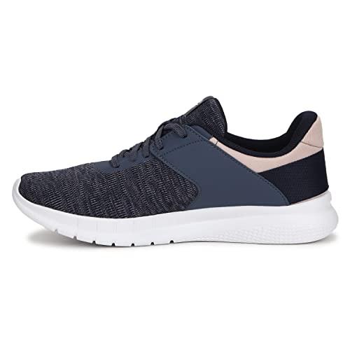 Image of Reebok Men Genesis Runner Running Shoes Smoky Indigo - Vector Navy - Soft Ecru 11
