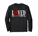 Photo Gallery loved john 3:16 red plaid cuore christian san valentino maglia a manica Photo Gallery loved john 3:16 red plaid cuore christian san valentino maglia a manica