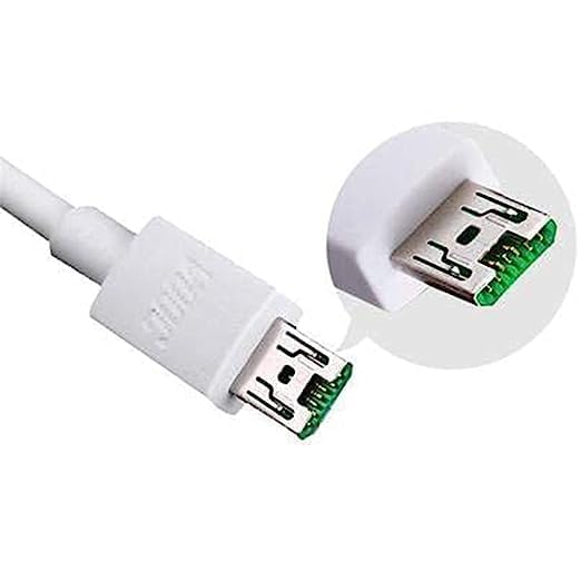 Image of The Black Store Origila 30W Flash Super Vooc Micro Usb 7 Pin Data Sync Fast Charging Cable For Cellular Phones Oppo Reno /Oppo F9 Pro / F11 Pro Upto 4Amp For All Oppo Smartphones BG998
