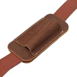 Mivceklw Vintage Leder Messerscheide Horizontal 11,9 x 6,5 cm