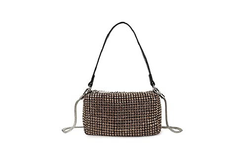 Pochette de soirée ornée de cristaux scintillants de luxe