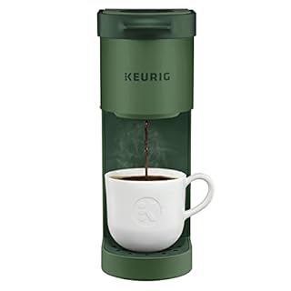 Keurig K-Mini cafetière à dosettes K-Cup à portion unique, avec un design ultra élégant, vert persistant