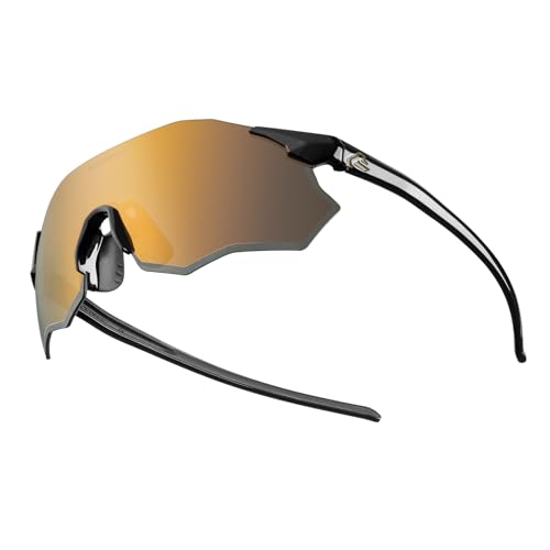 ROCKBROS Fahrradbrille Rennradbrille Sportsonnenbrille Rahmenlose Fahrrad...