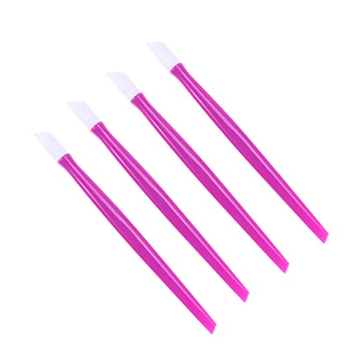 HAPINARY 100pcs Plastic Manicure Tools Cuticle Remover Stick Nail Cleaner Nail Art for Home