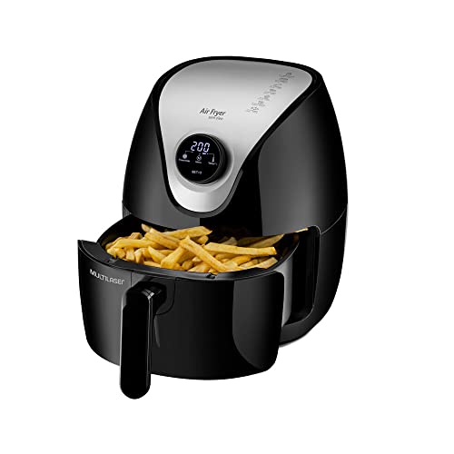 Fritadeira Elétrica Air Fryer 4L Digital 1500W 220V Preto Multi -...