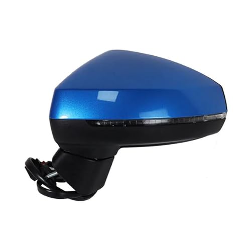 Rétroviseur voiture chauffant et pliant pour A3 2014-2021 bleu 8 fils