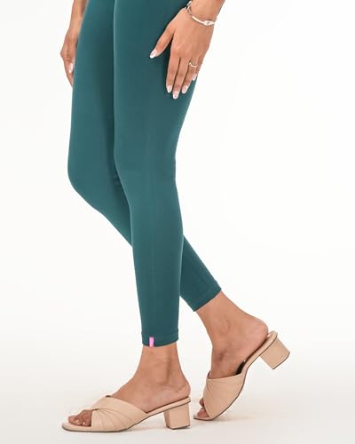Image of Loveit Womens Solid Viscose Slim Fit Ankle Length Leggings