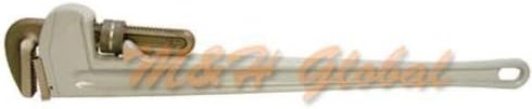 Llave de tubo de aluminio de 36" Llave de tubo recta de 4-1/4" de tamaño de mandíbula