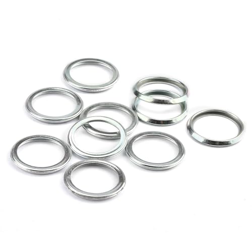 Image of 10pcs - 803916010 M16 Oil Pan Drain Plug Gasket 16mm Crush Washers Seal for Subaru Ascent BRZ XV Crosstrek Forester Outback Legacy WRX Impreza R Solterra, for Toyota 86 GR86, for Scion FR-S