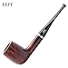 Rossi Rubino Antico Handmade Briar Pipe by Savinelli - Deep Red Hand Brushed Stain With Polished Finish & Rich Wood Grain, 6mm (8104)
