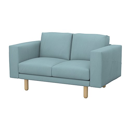 Soferia - IKEA NORSBORG Funda para sofá de 2 plazas, Eco Leather Mint