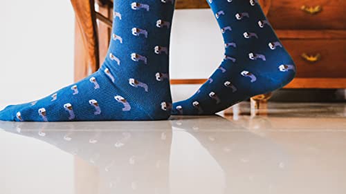 Image of Mint & Oak Long Socks For Men, Soft Cotton Calf Length Socks, Colorful Sock Gift For Men, Full Length & Odour Free, Funky Socks - Gift Box of 3