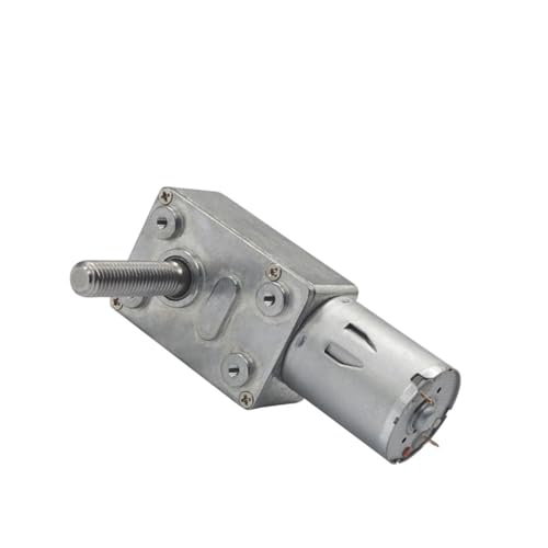 Motorreductor de corriente continua JGY-370 24v y eje roscado M8