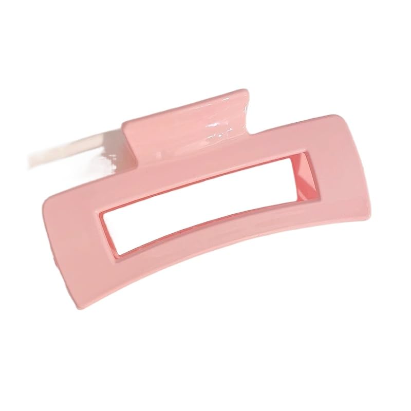 Accessories Headwear Styling Tools for Party Wedding,Hair Barrette Clamps for Thick Thin Hair, Fashion Hair (115#pink square clip -10.5cm)