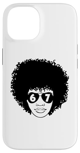 Six Seven Afro Girl 6 7 Gen Alpha 67 XO 6-7 eB[ X}zP[X iPhone 14 p