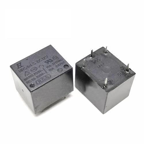 Relé HRS4H-S-DC12V-C de 10A y 5 pines tipo conmutado de alta capacidad de corriente pack de 10 unidades 4
