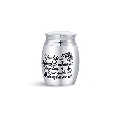 Mini Cremation Urn for Human Ashes Sepulchral Cinerary Funeral Keepsake Memorial Holder Dad Father Mother Sister Daughter Son Brother Family
