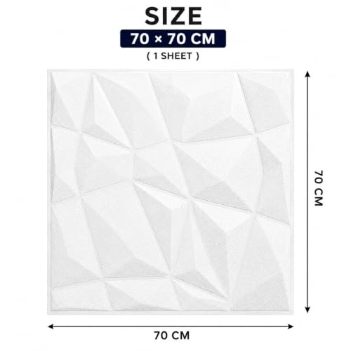 Image of Barebeauty 70 x 77 CM 3D Brick Wallpaper | Self-Adhesive Peel & Stick Wall Covering | Waterproof Decorative Sticker for Home, Bedroom & Living Room Decor (Pack of 3, 17.4 Sq. Ft. Approx)