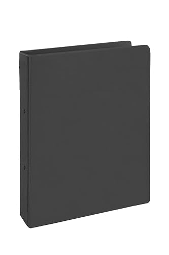 2 Halkalı Klasör 1 Adet A4 PVC Öğrenci ve Ofis Tipi Evrak Sunum Talebe Klasörü İç Cepli Otomatik Mekanizmalı Büro Okul Siyah