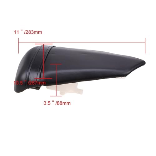Funda de cuero para asiento trasero de motocicleta YZF R6 2006 2007 6