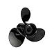 Quicksilver QA2208X Black Diamond 3-Blade Aluminum Propeller - 13.75
