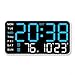 Digitale LED-Wanduhr, 21,5 x 11 x 2,7 cm, großes LED-Display, Timer mit Temperatur, Datum, Woche, Sprachsteuerung, elektronische Uhren (D) AC Wand  günstig Kaufen-Digitale LED-Wanduhr, 21,5 x 11 x 2,7 cm, großes LED-Display, Timer mit Temperatur, Datum, Woche, Sprachsteuerung, elektronische Uhren (D)
