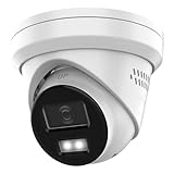 VisiSecure 4K 8MP Turret Camera DS-2CD2383G2-LI2U/SL 2.8mm, Hik PoE IP Cameras, Smart Hybrid Light, Human/Vehicle Detection, 120dB WDR, IP67, H.265+, Upgrade DS-2CD2383G2-IU