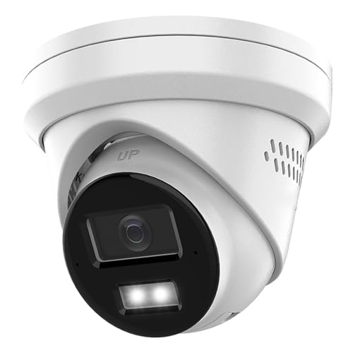 VisiSecure 4K 8MP Turret Camera DS-2CD2383G2-LI2U/SL 2.8mm, Hik PoE IP Cameras, Smart Hybrid Light, Human/Vehicle Detection, 120dB WDR, IP67, H.265+, Upgrade DS-2CD2383G2-IU