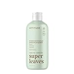 ATTITUDE Pregnancy pH-Balanced Shower Gel, EWG Verified Body Wash, Dermatologically Tested, Plant and Mineral-Based, Vegan Maternity Products, Argan Leaf Extract, 473 mL